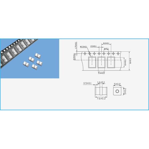 Arrester газовой лампы 10kA нагнетательной трубы 230V 20% GDT Pin газа 3 SMD 3