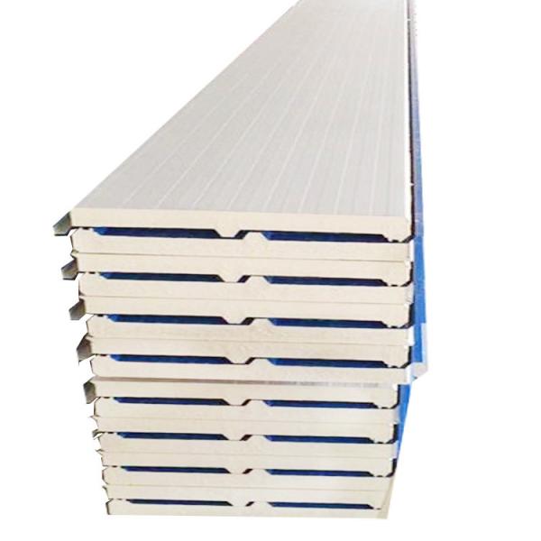 White PU Roof Panel Insulation Sandwich Panel Roofing Sheets For Cold Storage