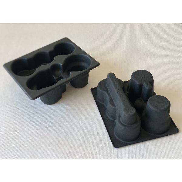 Пульпа 100% Biodegradable отлитая в форму упаковывая ровное поверхностное 1.0mm