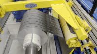 JIS G3321 / ASTM A792M G90 G550 G350 Revestimento de zinco Fita de aço galvanizado / Gi Coil estreito Pacote de exportação navegável