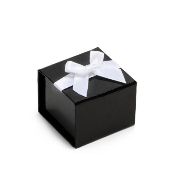 Cajas de regalo de joyas personalizadas Embalaje Papel portátil de estampado de oro Cajas de joyas