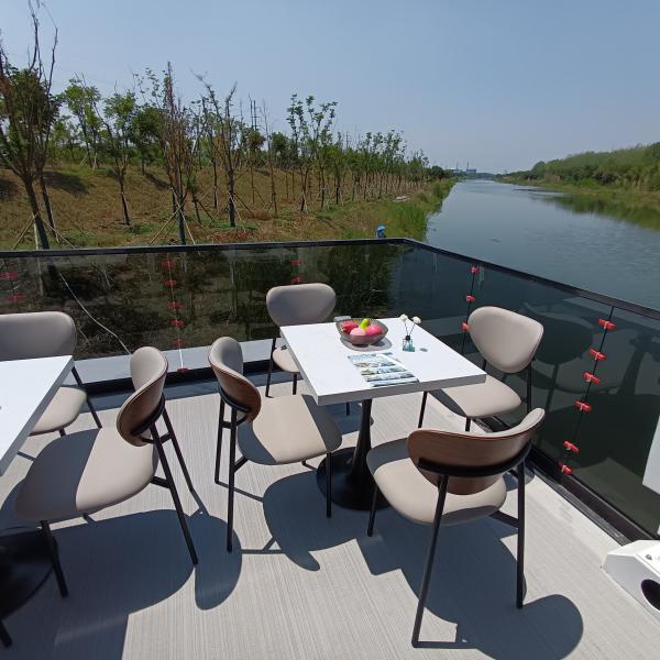 Restaurant d'aluminium, bateau, restaurant flottant Pour une expérience gastronomique élégante