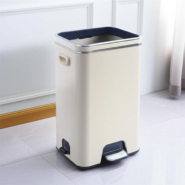 Wheeled Design Large Capacity Trash Can with Customizable Logo for Home Use