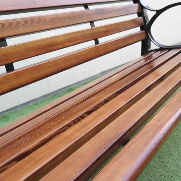 Ноги стенда сада литого железа стенда Хаойида деревянные на открытом воздухе