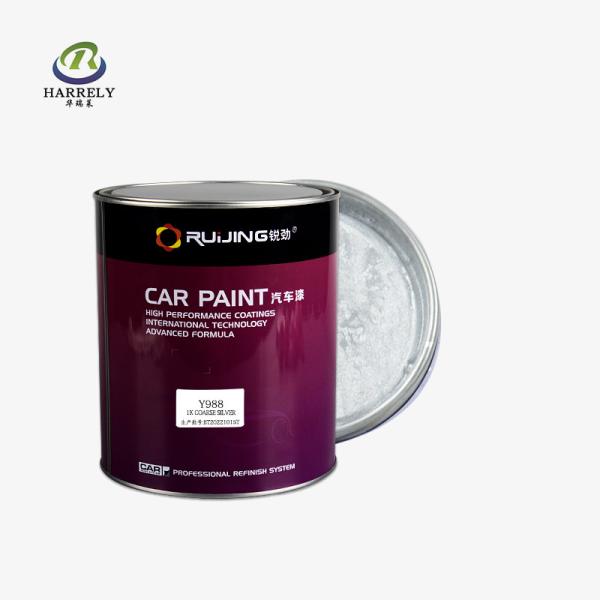Spray Acrylic Car Paints 1K Coarse Silver Color Auto Coating ISO9001