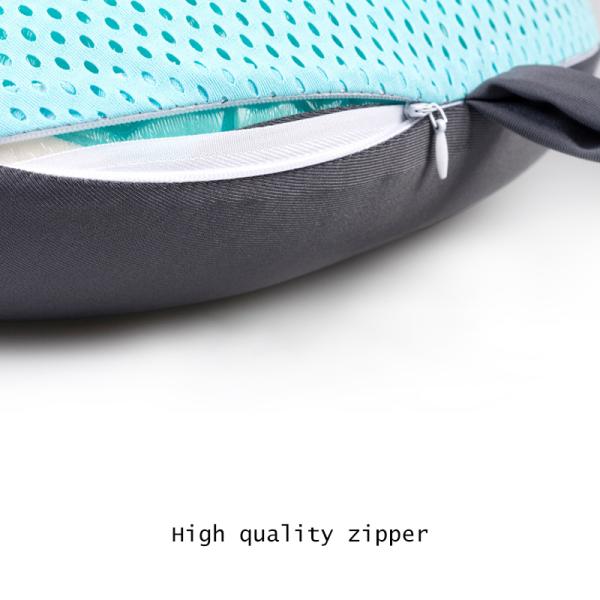 Doctor Recommended Neck Support Pillow Memory Foam Travel Pillow for Camping 0.5-1 Kg
