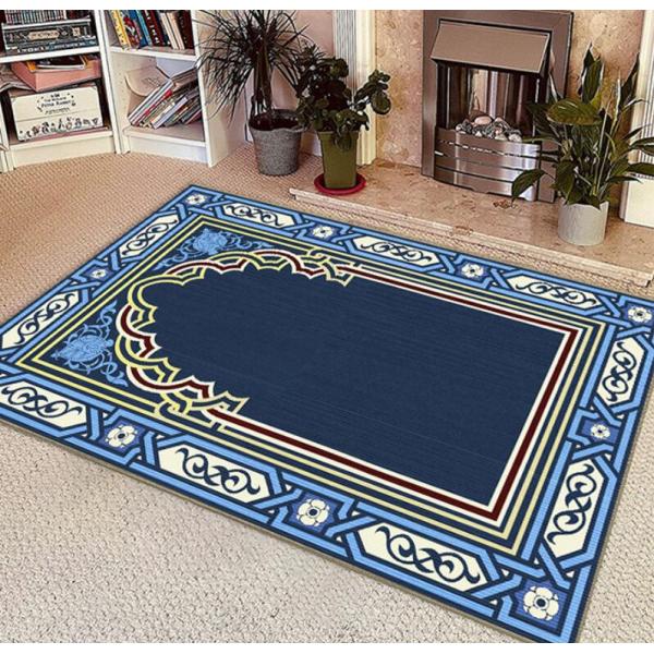 Поклонение Кристалл бархатный пол Ковры Шейк Район Ковры Для Древней Недели Молитесь