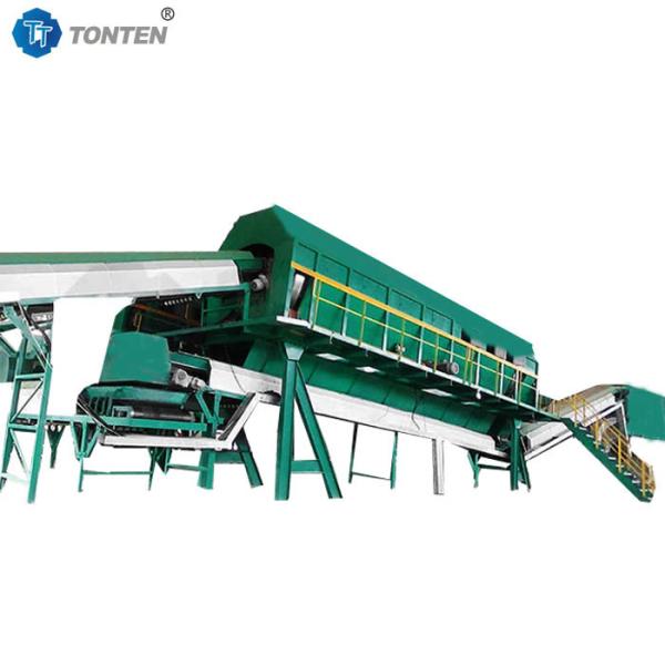Kitchen Waste Sorting Recycling Line Bathroom Waste Paper Glass Recycling Plant