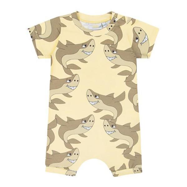 High Quality Baby 100% Cotton Overall Romper Summer New Children's Short Sleeve Cloth Baby Cartoon Jumpsuit Bodysuit