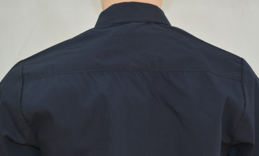 Men's 65%Polyester 35%Cotton Poplin Work Shirt Short Sleeve Black