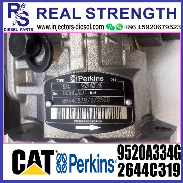Bomba de injeção de combustível do motor Perkins 9520A330G 9520A334G 9520A339G 2644C319