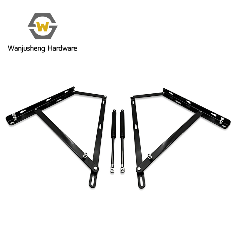 Adjustable Hydraulic and Pneumatic Lifting Mechanism for Bed Frame Gas Strut Bracket for Upward-opening Storage Box