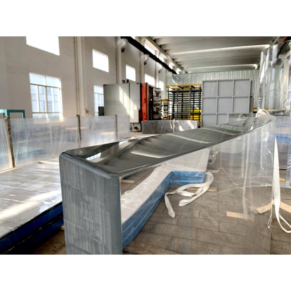 Наружный бассейн из стекловолокна Плотность 1,19-1,20 кг/см3 Высокая светопроницаемость 93%