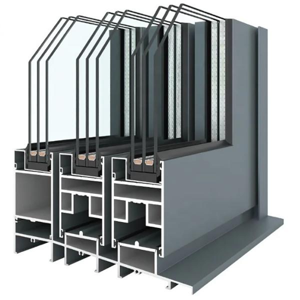 Residential Aluminium Sliding Doors With Thermal Break And Stainless Steel Screen