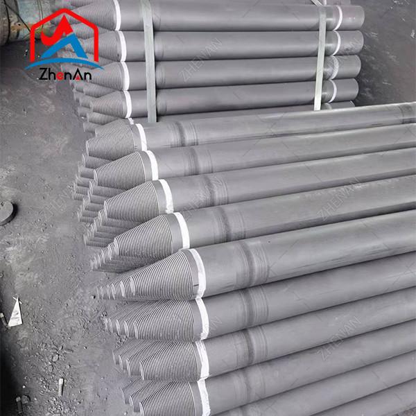 Dia 75mm-700mm L1800-2700mm UHP HP RP Electrodo De Grafito Electrodo de grafite com 4tpi 4tpil Nipple For Eaf Lf