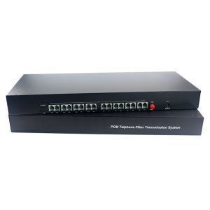 Fiber Optic Telephone Extender 16 Channel POTS FXO FXS Units Available