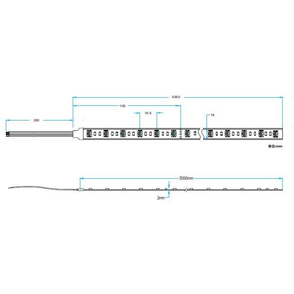 Цвет RGBW 4 Dimmable Multi в светах 1 5050 гибких прокладки СИД 300 СИД/5Meters