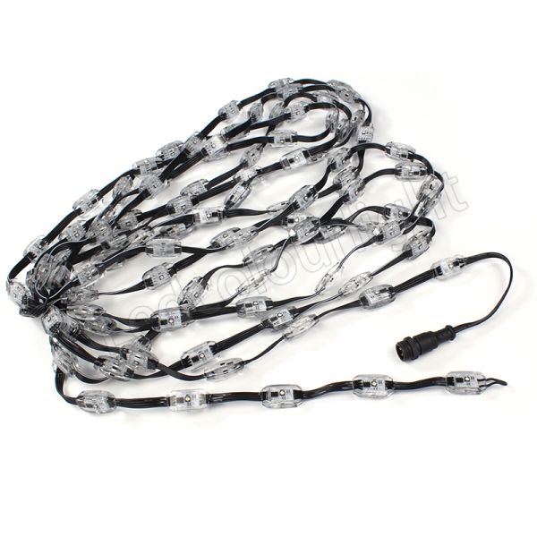 23mm DMX SPI RGB String Lights LED Matrix Curtain String Lights for Events Lighting