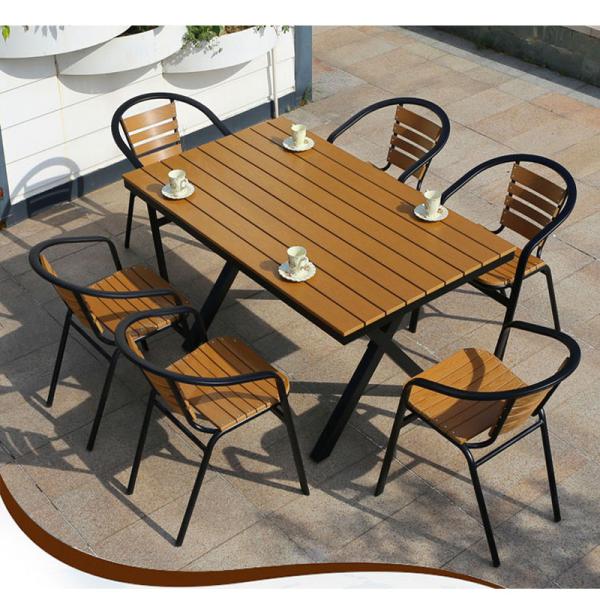 Custom Logo Modern Outdoor Garden Furniture Sets with Rattan Sofa and 4 Chairs
