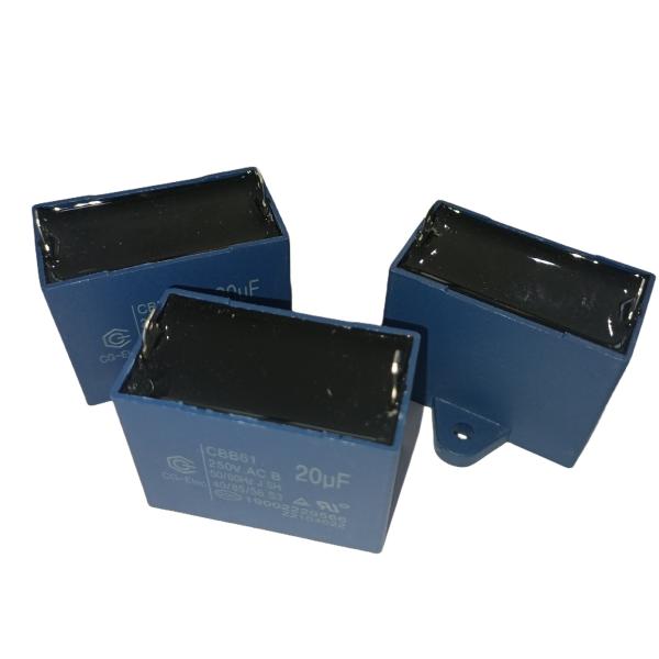 CBB61 Sh Ventilador Motor Condensador Ventilador de Mesa Condensador 250V 20UF S3 50 / 60HZ