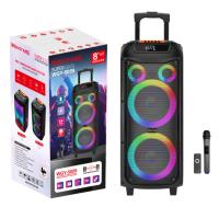 8 quot Woofer Portable Party Speaker with LED Lighting and Bluetooth Connectivity from Temeisheng