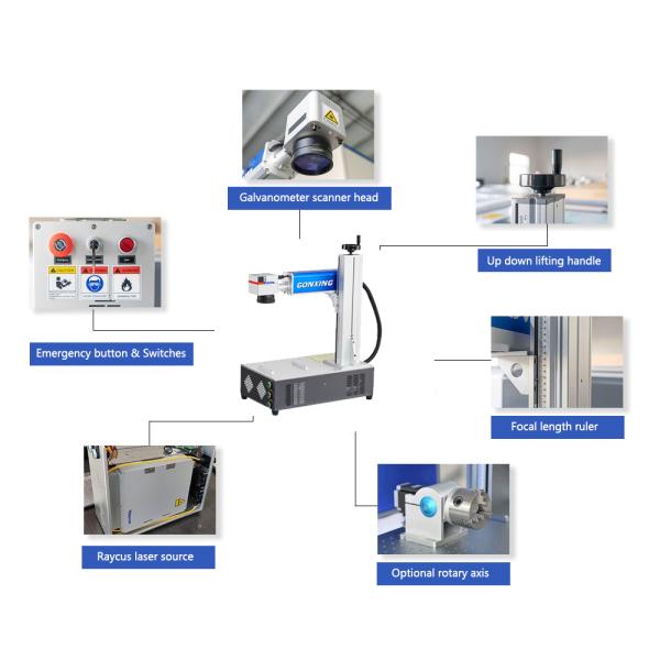GONXING LASER 3W 5W 10W UV Laser Marking Machine Perfect for High Precision Glass Marking Configuration stand-alone