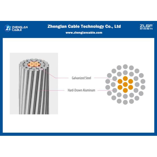 Деревянная СОБАКА 100mm2 Al-6/4.72mm St-7/1.57mm проводника утки ACSR обнаженная алюминиевая