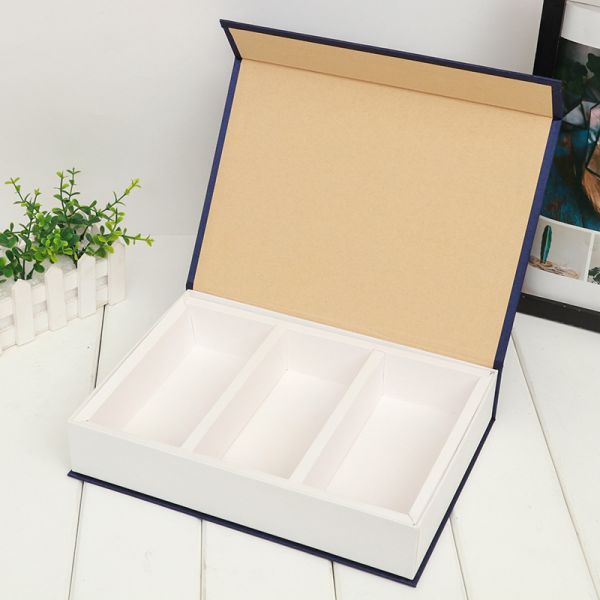 Bespoke Magnetic Rigid Book-Shaped Gift Box – Luxury Custom Packaging With Gold Foil & UV Printing