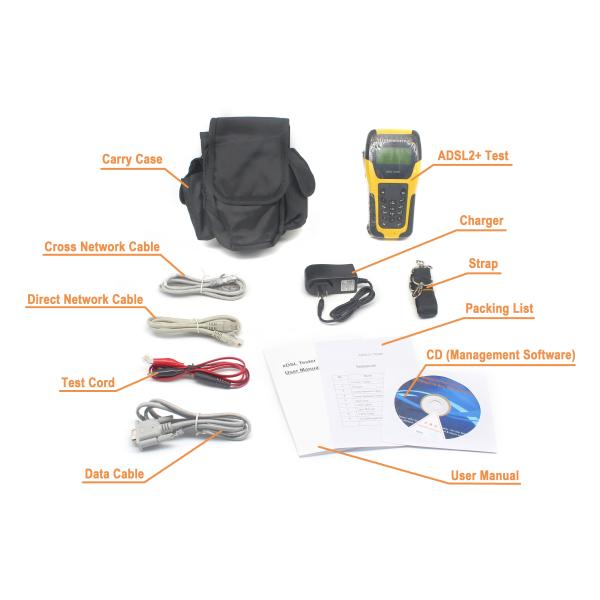 Convenient VDSL ADSL Tester for Electronic Network Cable Installation and Maintenance