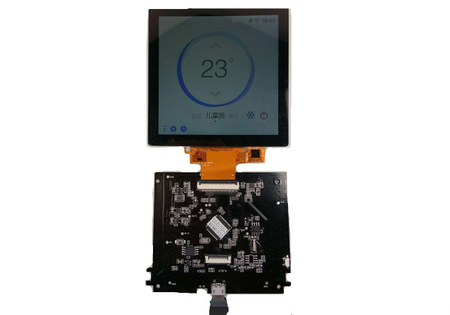 Квадратный сенсорный экран ТФТ ЛКД емкостный с интерфейсом Ргб 720 * 720 точек