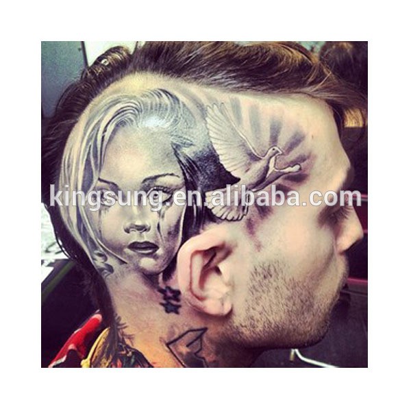 Waterproof Non Toxic Gold Foil Body Tattoo Sticker for ladies