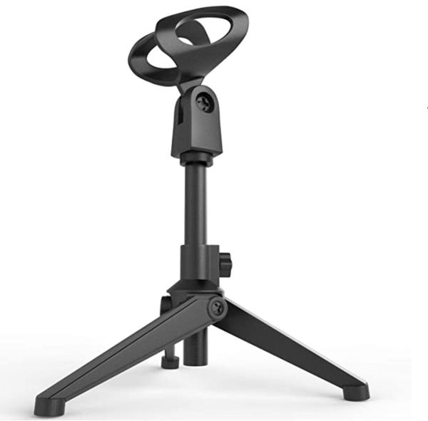 ABS 180 Degree 4.7cm Microphone Holder For Tripod
