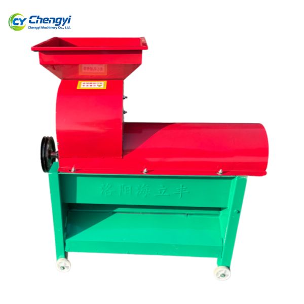 Affordable Steel Hammer Corn Thresher Machine Crop Cleaner Compact Hulling Machine For Smallholders
