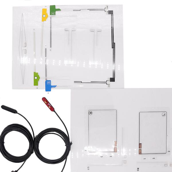 Car ISDB DVB Atsc Tv Antenna 20dBi Universal Indoor Green Film