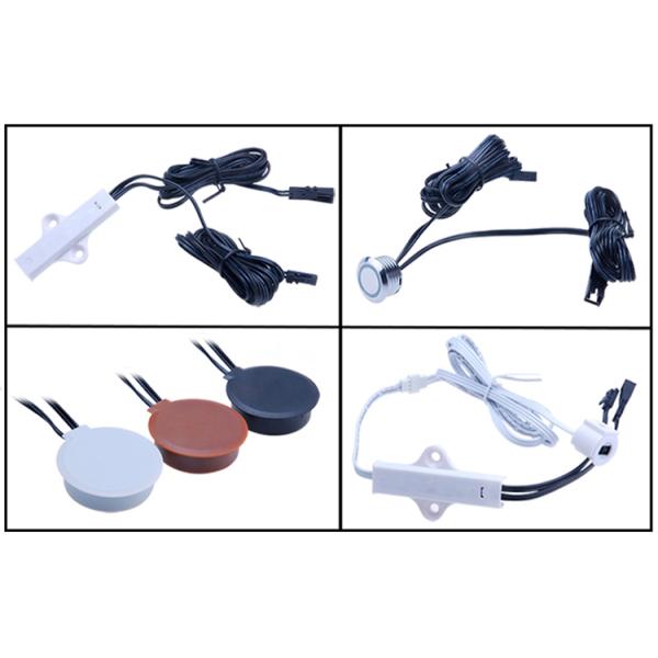 Plastic Electronic IR Sensor Light Switch DC 12V For Cabinets Wardrobes