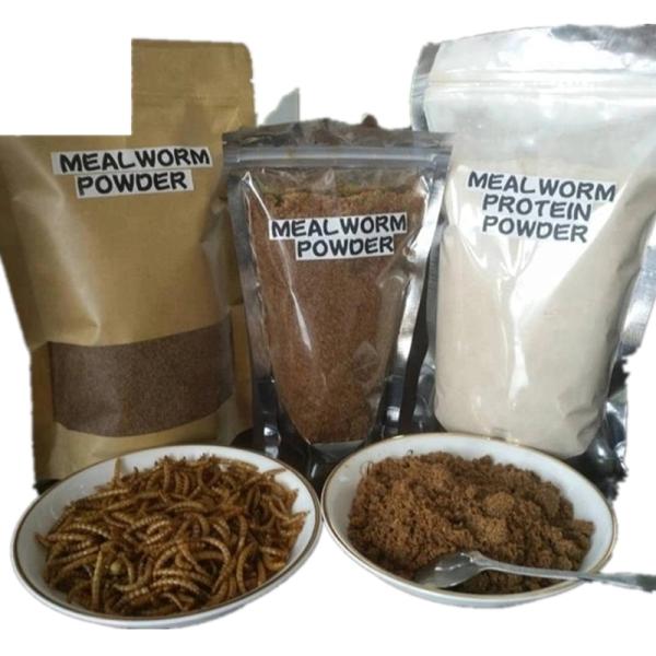 Organic Mealworm Powder Animal Feed Protein 8.35 KG / Bag Low Temperature Storage
