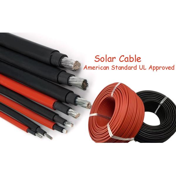 ExactCables 4mm2 6mm2 10mm2 1000v УФ-устойчивый станкованный медный фотоэлектрический кабель для солнечной энергии