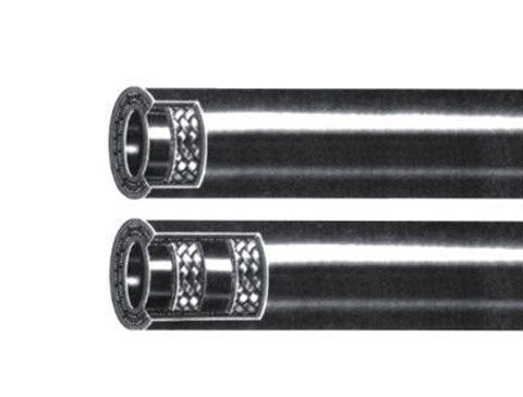 Temperature Resistant Crimp Wire Braid Hydraulic Hose With Seamless Smooth Surface Rubber Tube