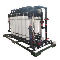 Panneau de commande en acier inoxydable Système d'ultrafiltration Purificateur d'eau Taux de récupération de 80 à 90% pour l'eau potable