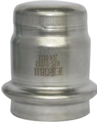 Carbon Steel Inox Press Fittings DVGW Standard Corrosion Resistance
