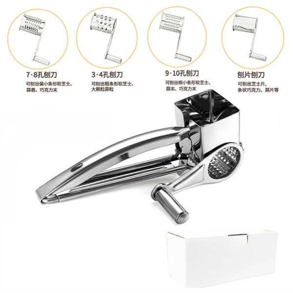 Ergonomic Design Kitchen Chis Grater for Ginger Lemon Garlic Nutmeg Chocolate Grating