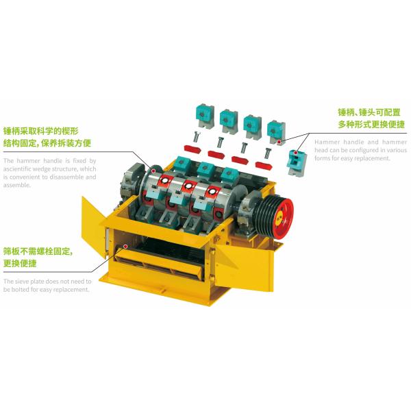 22kw 37kw Standard Impact Crusher Machine For Brick And Tile Manufacturing