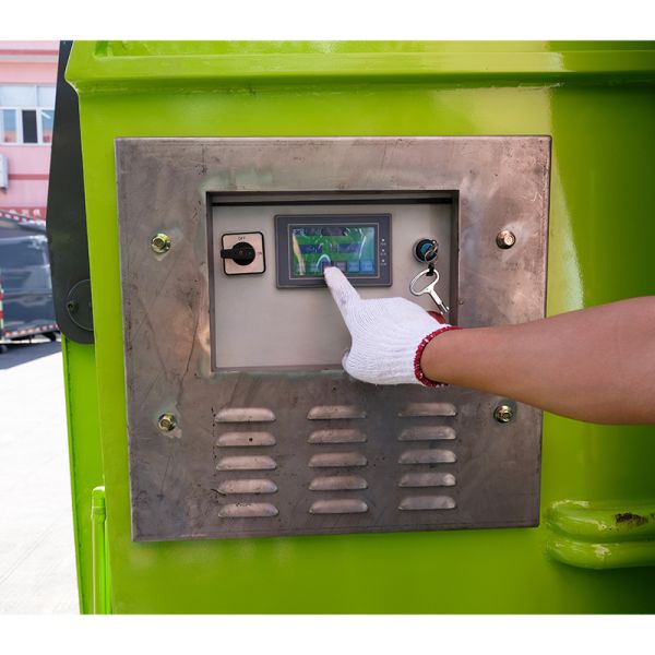 6 Ton 15000L Mobile Garbage Compactor with 24Mpa Compression Force for Heavy Duty Solid Waste Collection