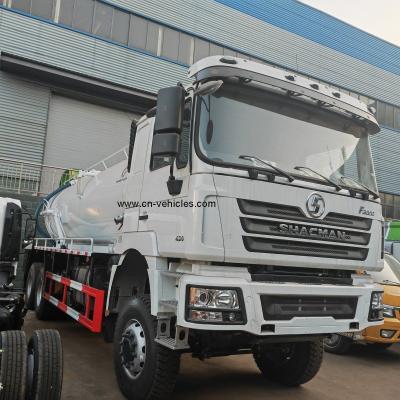 Shacman F3000 Fecal Waste Water Suction Truck , High Pressure Jetting Truck