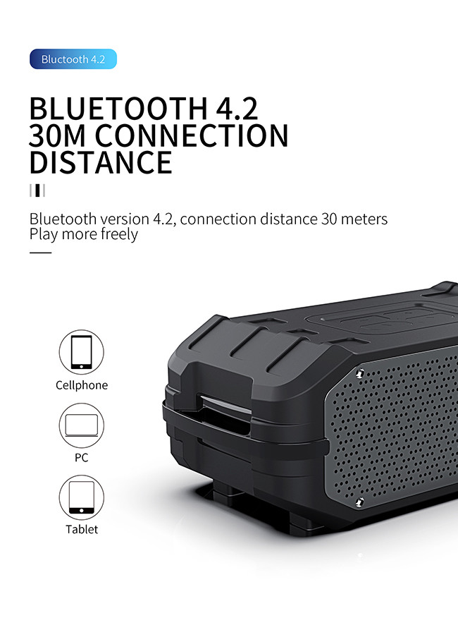 Микро- диктор бэттера 30ft портативный мини Bluetooth USB 2400mah большой