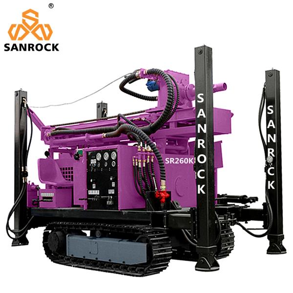 6000 кг портативная гидравлическая буровая установка для бурения с диаметром 140-320 мм
