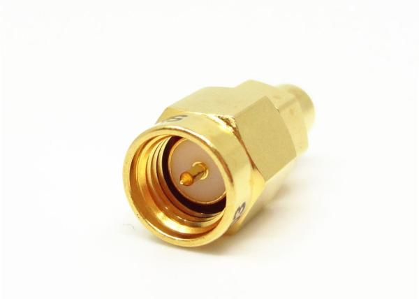 O ouro chapeou o homem de 6GHz SMA MCX ao conector coaxial do adaptador do RF da fêmea