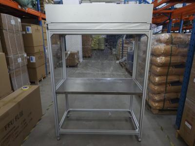Banco de limpeza automático de sopro com fluxo laminar de aço inoxidável para limpeza de classe 100