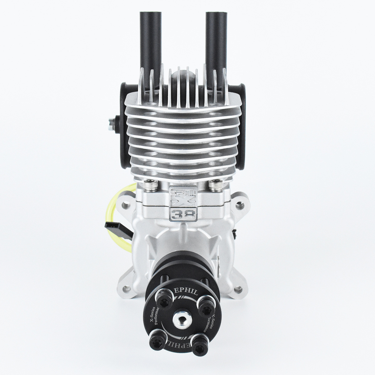 X-38CC-R Model Single Cylinder Two-Stroke Rear Fixed Wing Engine Durable Metal RC Drone for Remote Control Use
