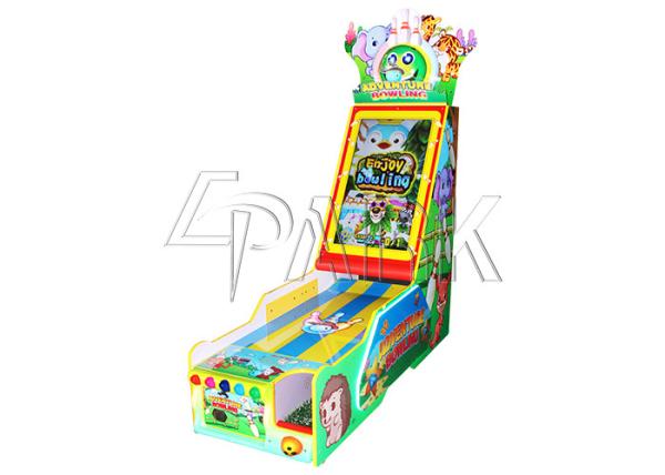 Individual Bowling Single Player Amusement Game Machines Coin Pull For Holiday Resort